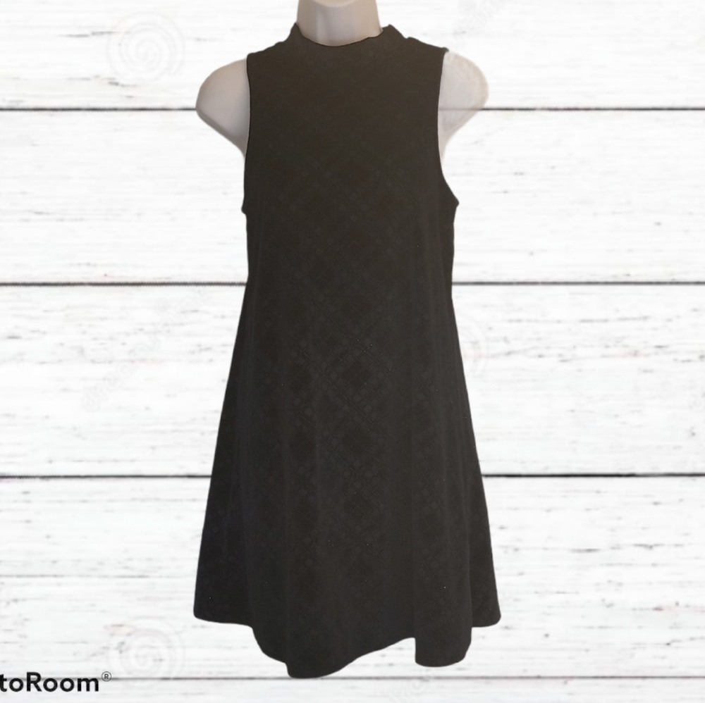 AEROPOSTALE Little Black Dress Velvet Sleeveless  A-line Women's